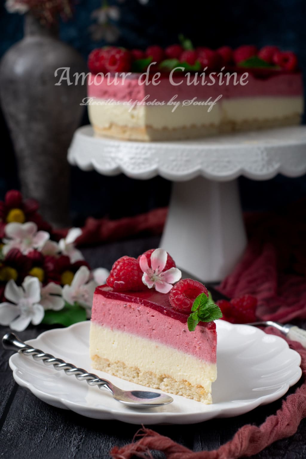 Bavarois Aux Framboises Et Chocolat Blanc Amour De Cuisine