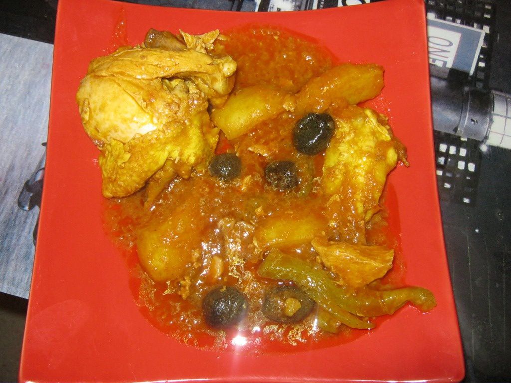 chakchouka au poulet et aux pommes de terre