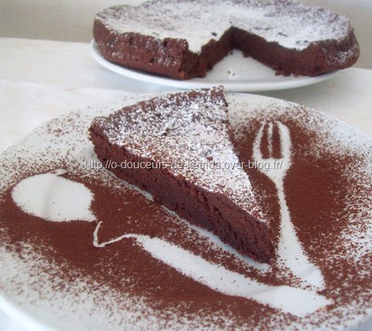 Gateau au chocolat sans beurre