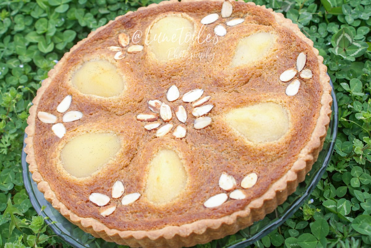 Tarte amandine poire