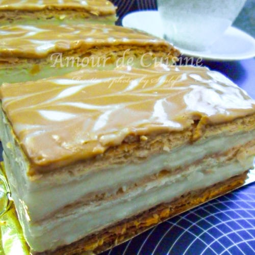 millefeuille au café