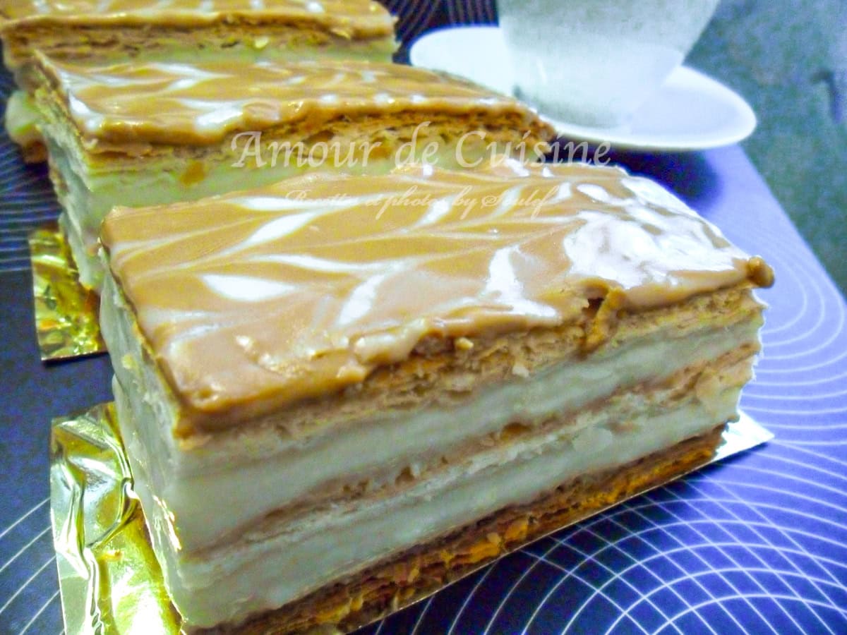 millefeuille au café