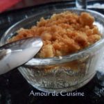 Crumble aux poires facile