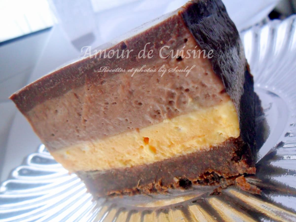 Bavarois orange chocolat facile