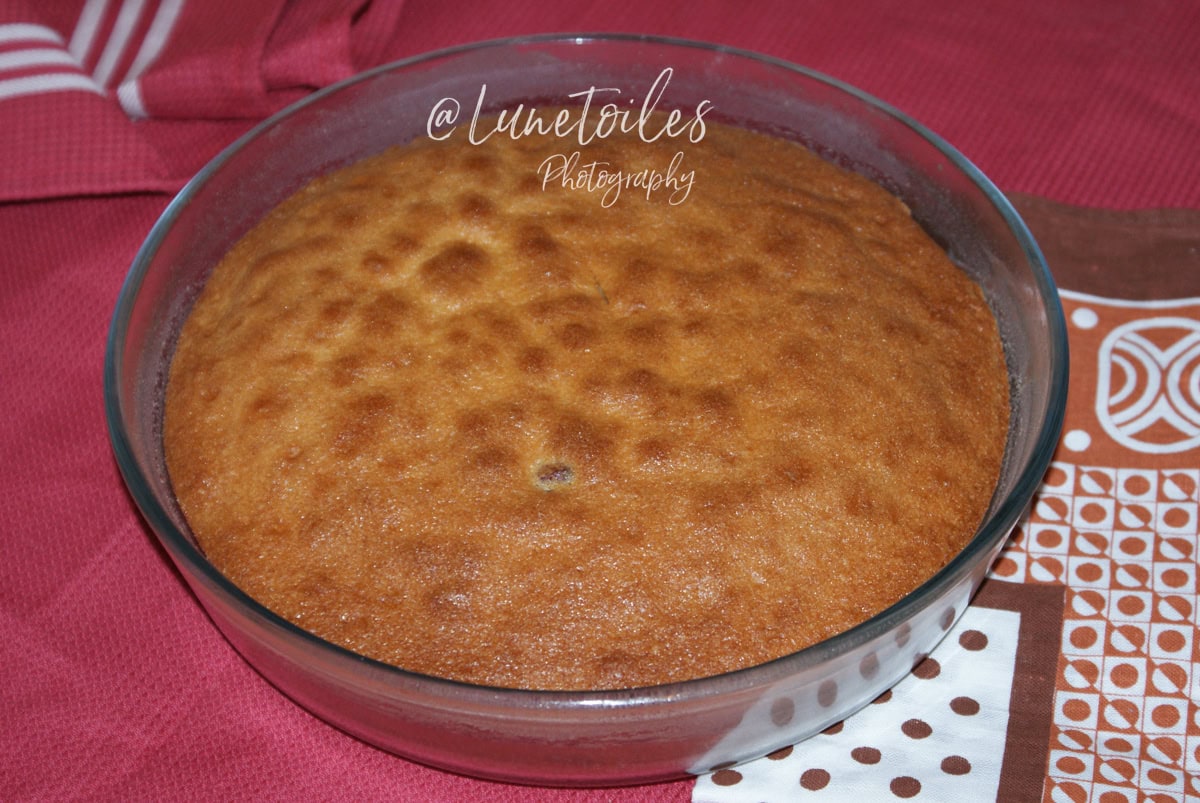 gateau aux canneberges et citron