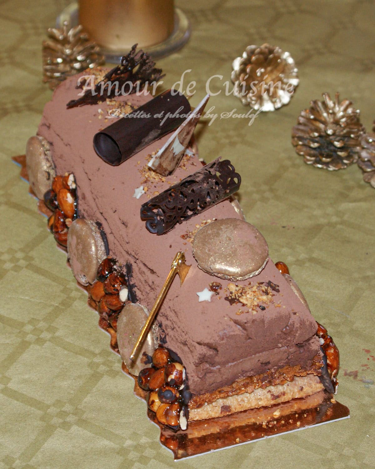 Buche de Noel facon trianon