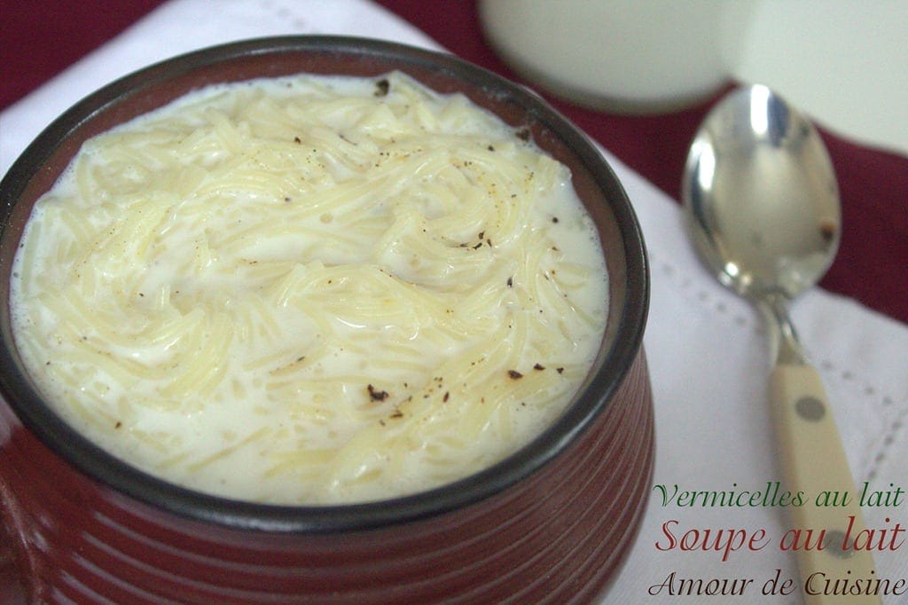 Soupe de vermicelles au lait