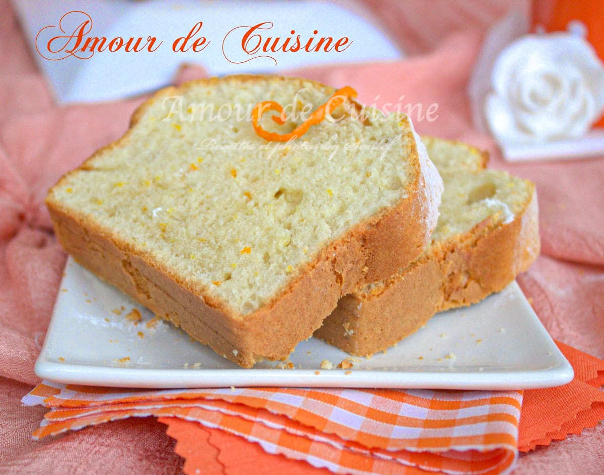 Cake orange à l'ancienne