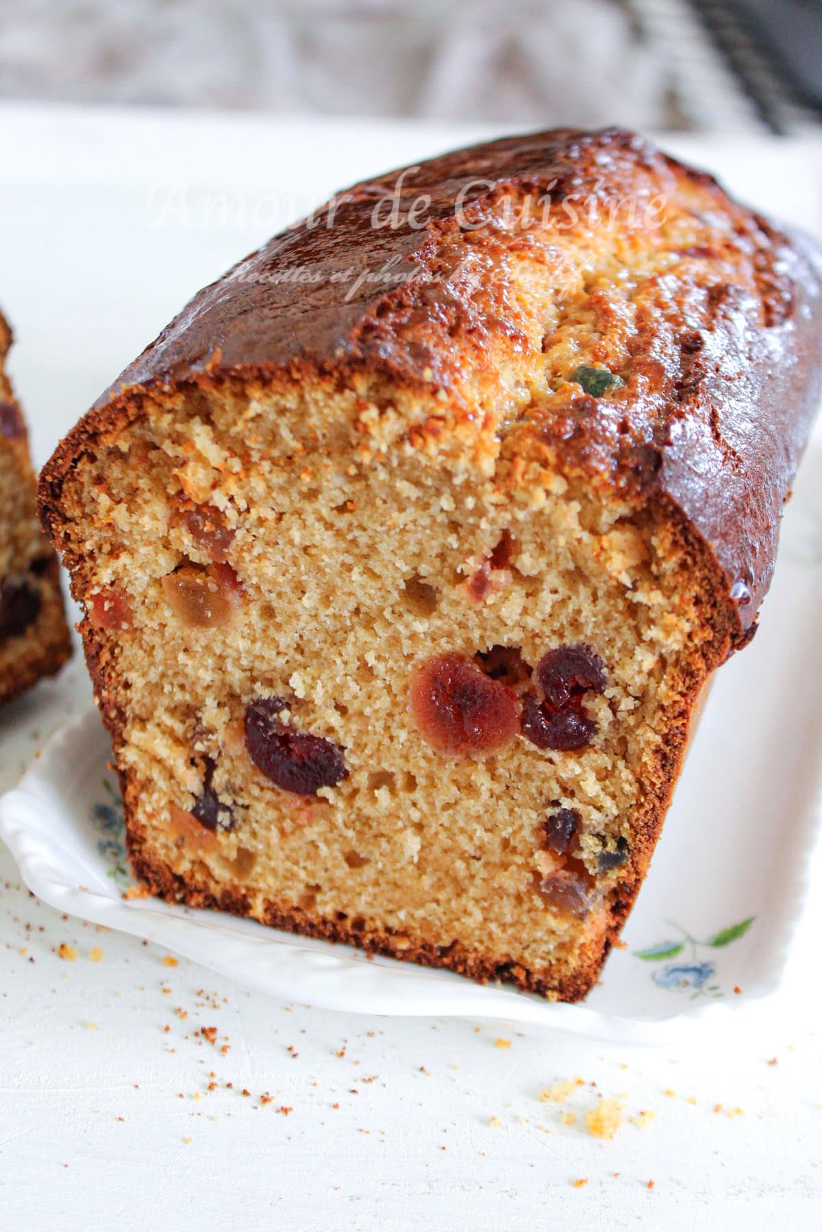 Cake moelleux aux fruits confits