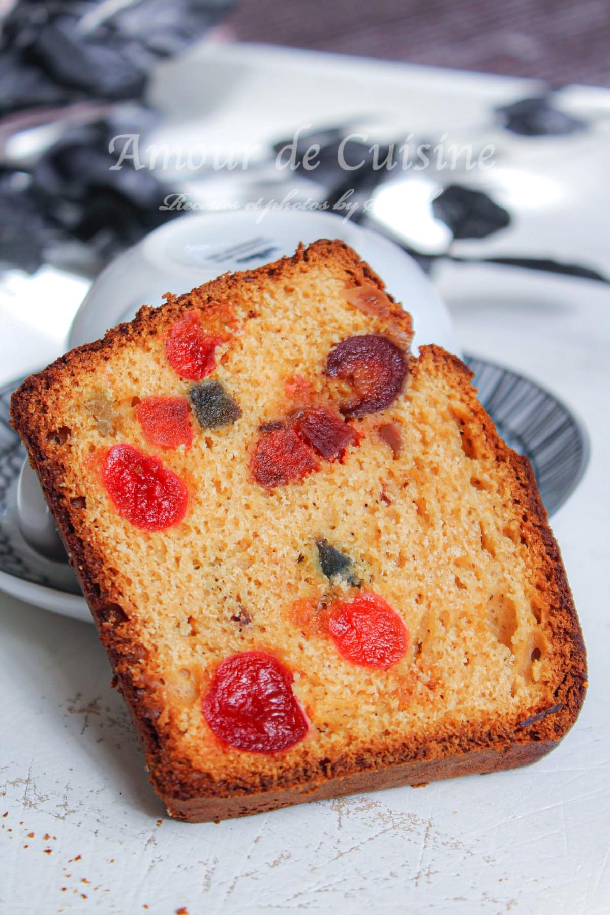 Recette du cake aux fruits confits