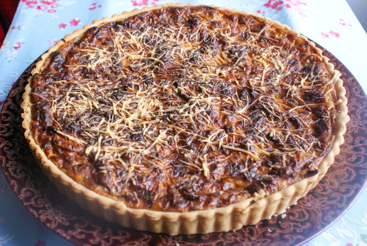 tarte aux oignons traditionnelle