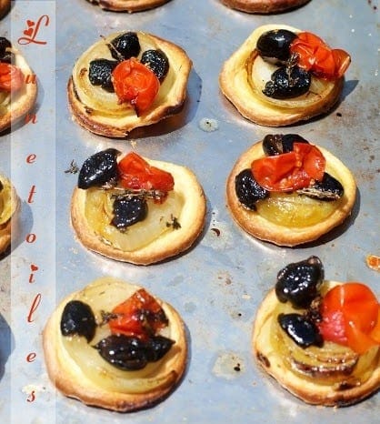 tartelettes aux oignons façon tatin