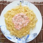 Tagliatelles à la crème au saumon fumé