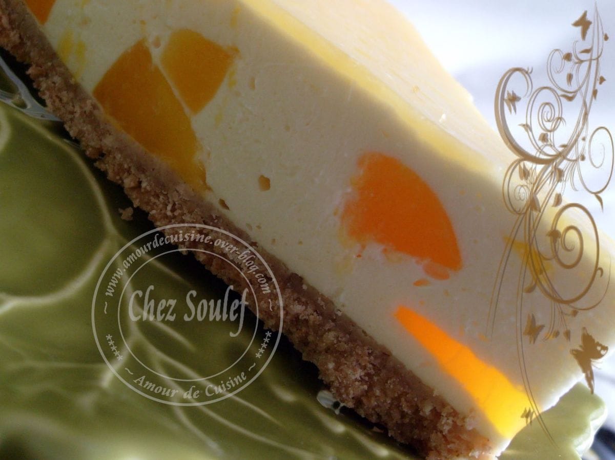 cheesecake sans cuisson a la mangue facon bavarois