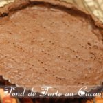 fond de tarte au cacao