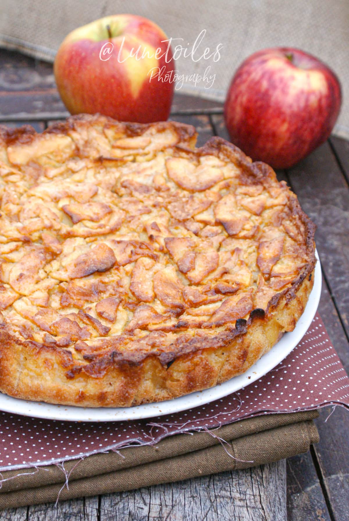 Recette de tarte aux pommes sans pate