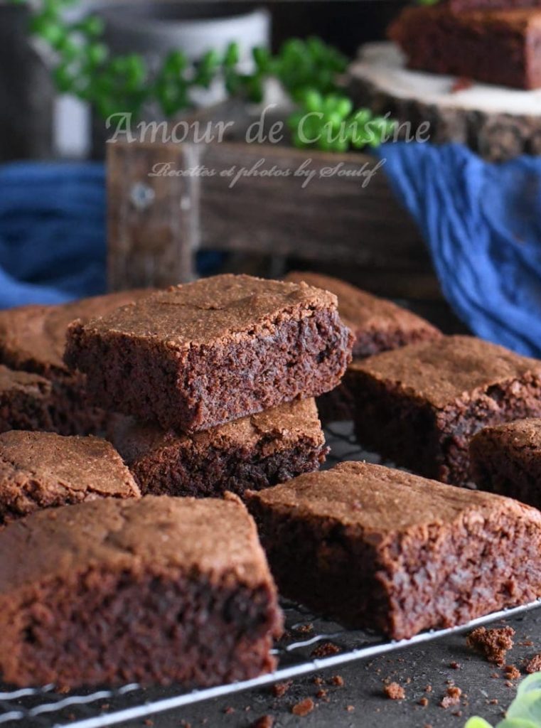 Brownie Au Chocolat Fondant Et Moelleux - Amour De Cuisine