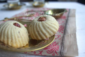 gateau algerien ghribia noisette