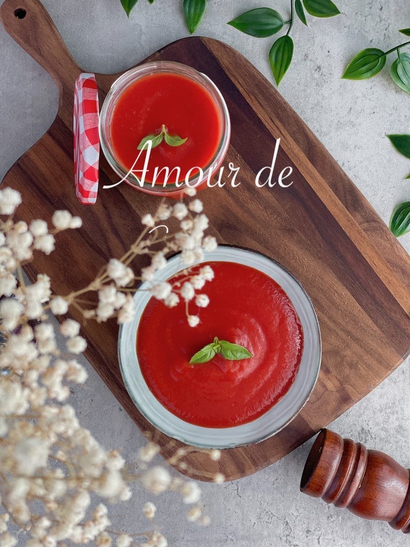 coulis de tomate simple et facile