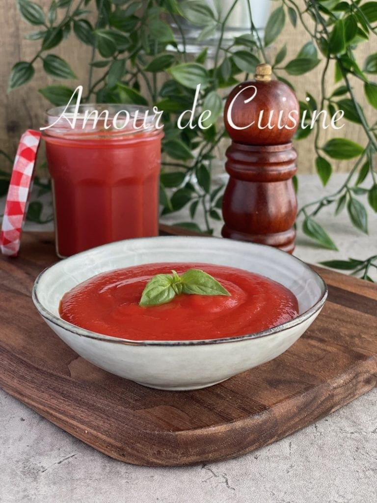 Coulis De Tomates Maison Facile Amour De Cuisine