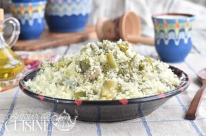 couscous aux feves et l'huile d'olive