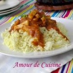 Riz au calamars en sauce tomate