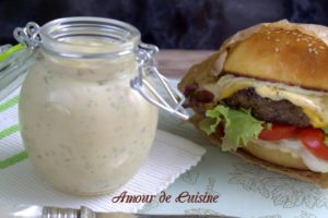 sauce burger fait maison