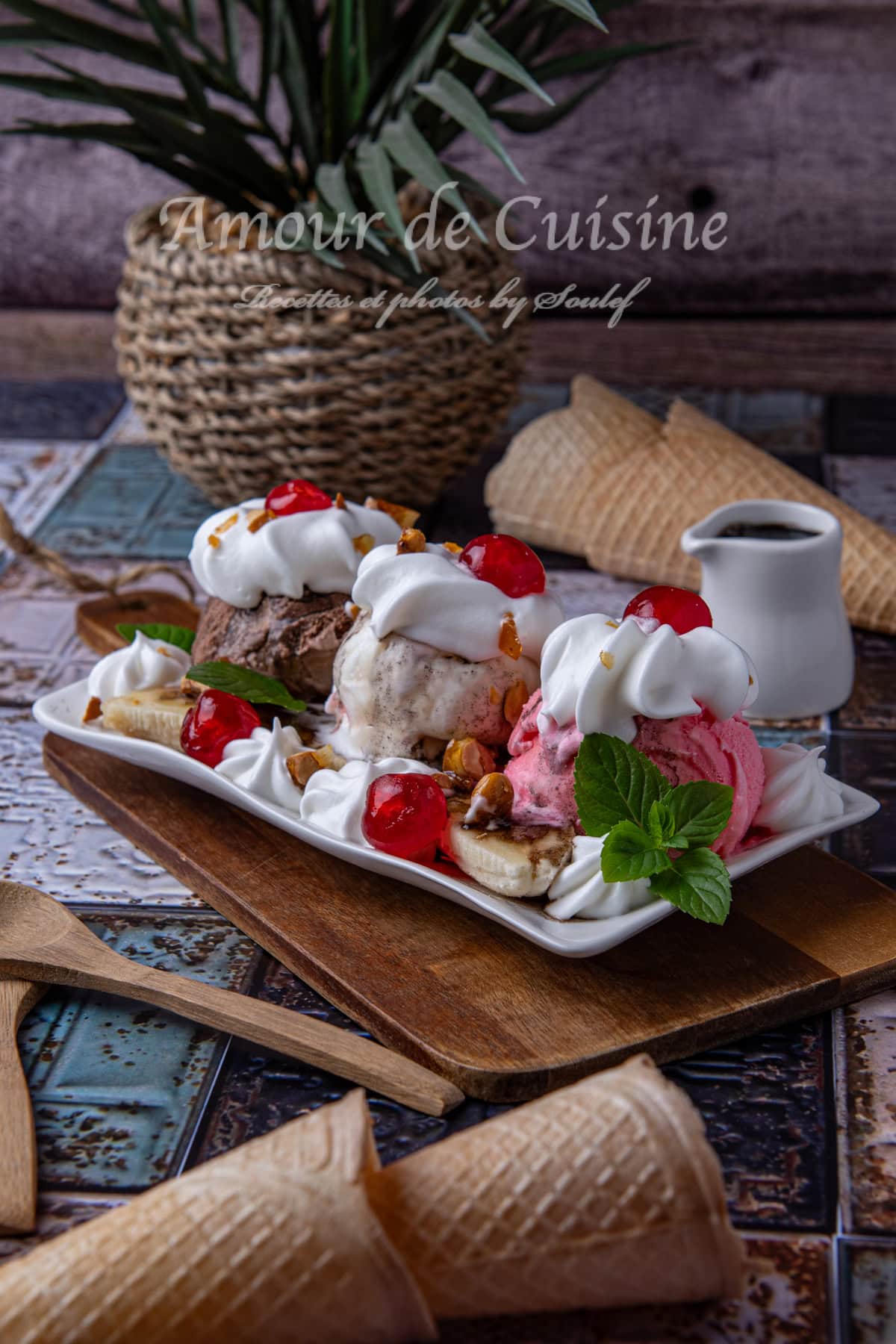 Recette banana split maison