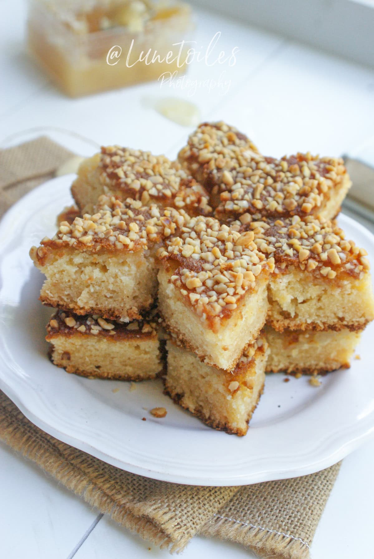 gateau au yaourt miel et amande