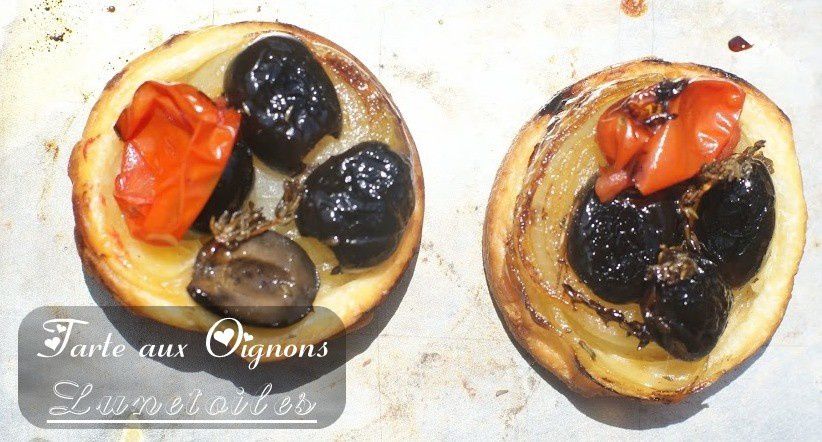 tarte tatin oignon olives noires