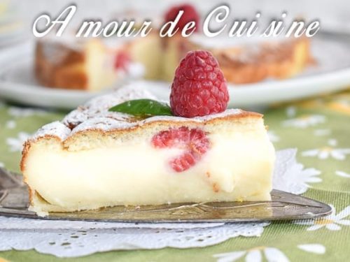 Gateau Magique Aux Framboises Et Citron Amour De Cuisine