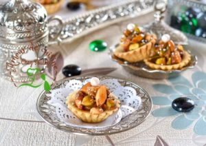 Tartelettes aux fruits secs caramel au beurre salé