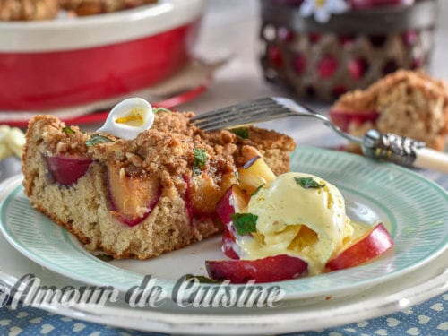 Gateau Streusel Aux Quetsches Amour De Cuisine