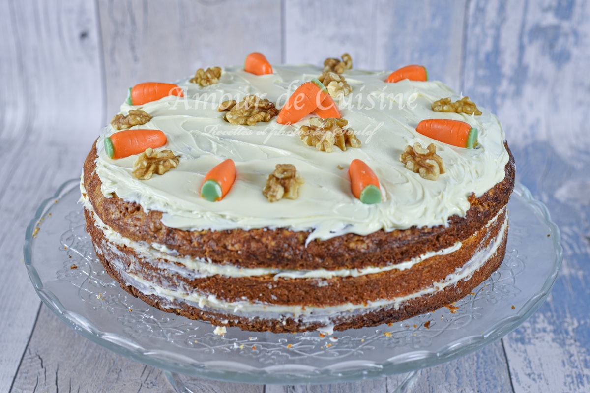 Recette du carottes cake