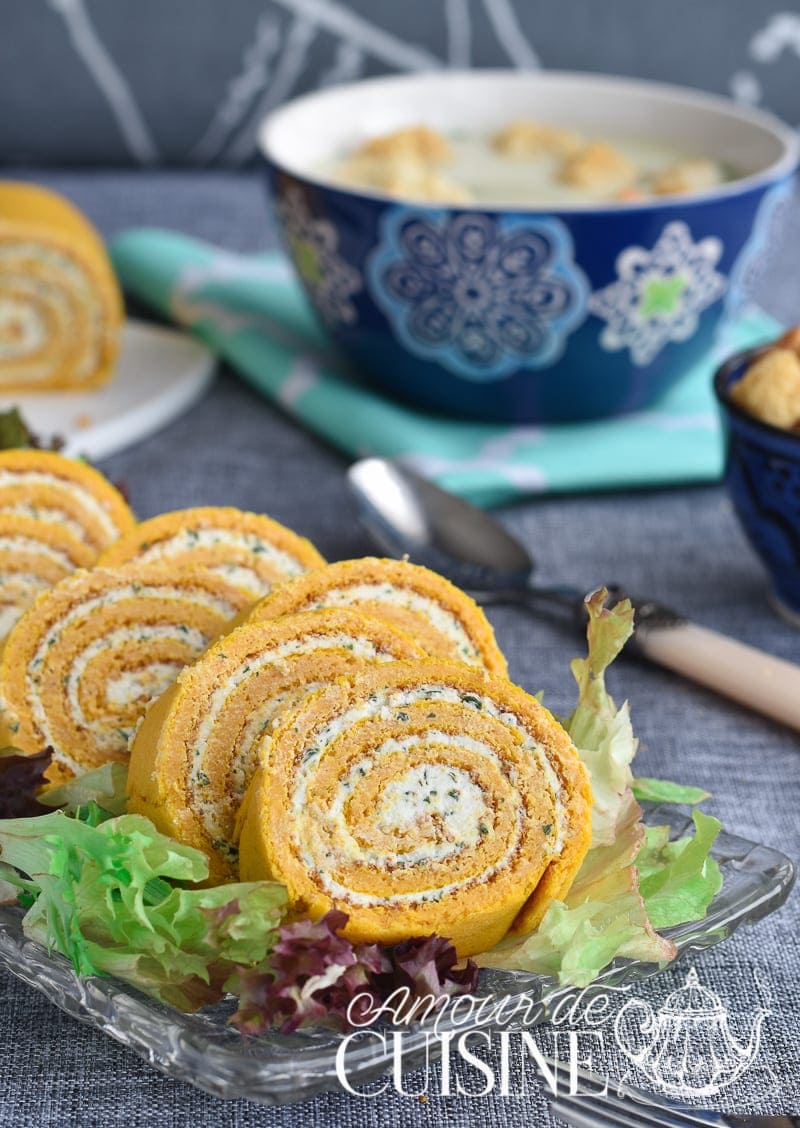 Roule De Carottes Au Boursin Amour De Cuisine