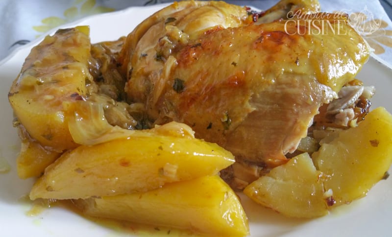 tajine de poulet au citron confit