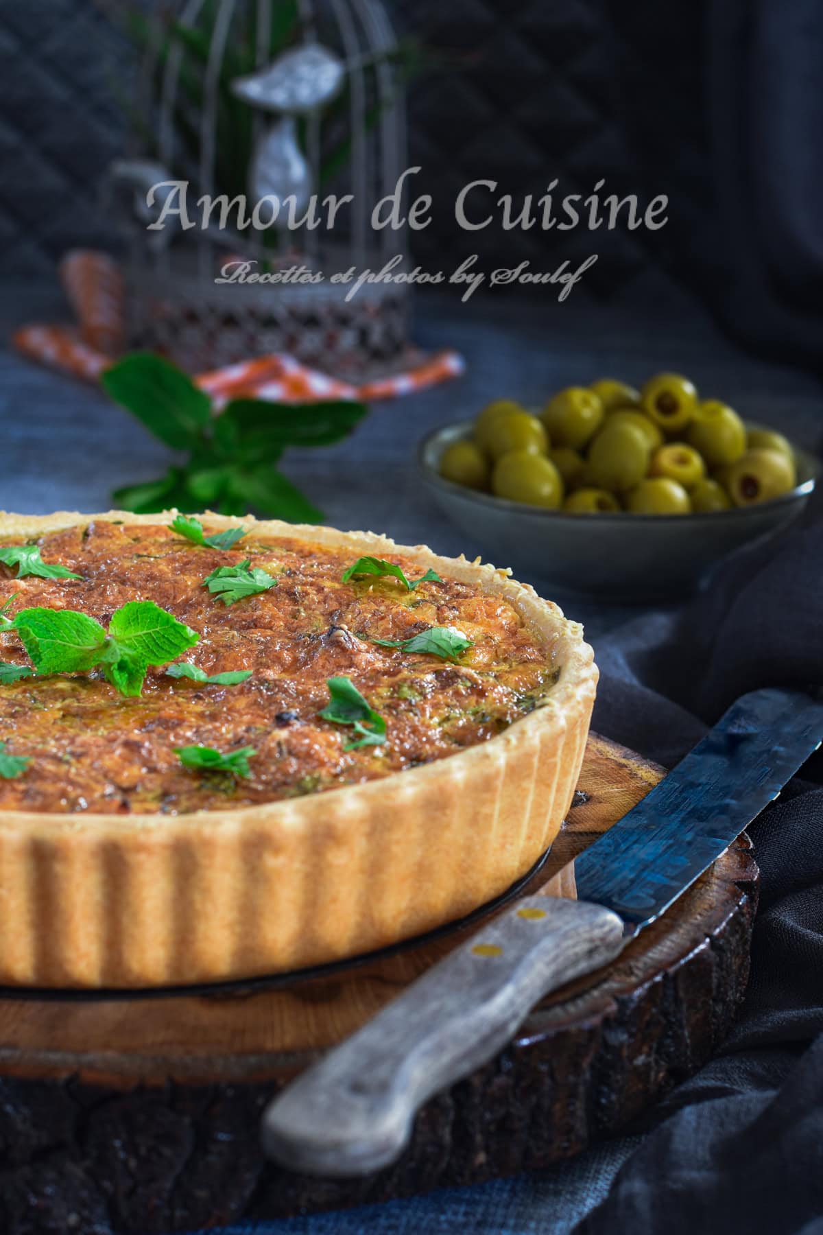 tarte de poulet au curry