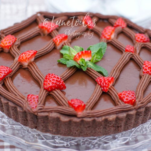 tarte chocolat fraise