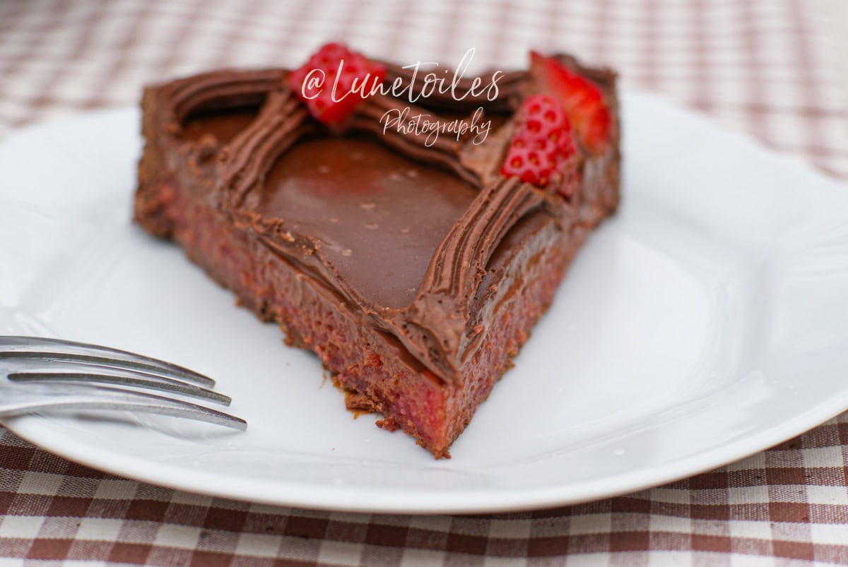 tarte chocolat fraise