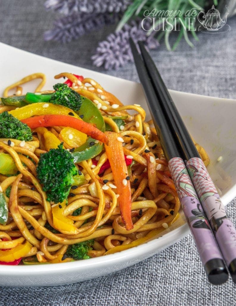 Nouilles Chinoises Sautées Aux Légumes Amour De Cuisine 7778