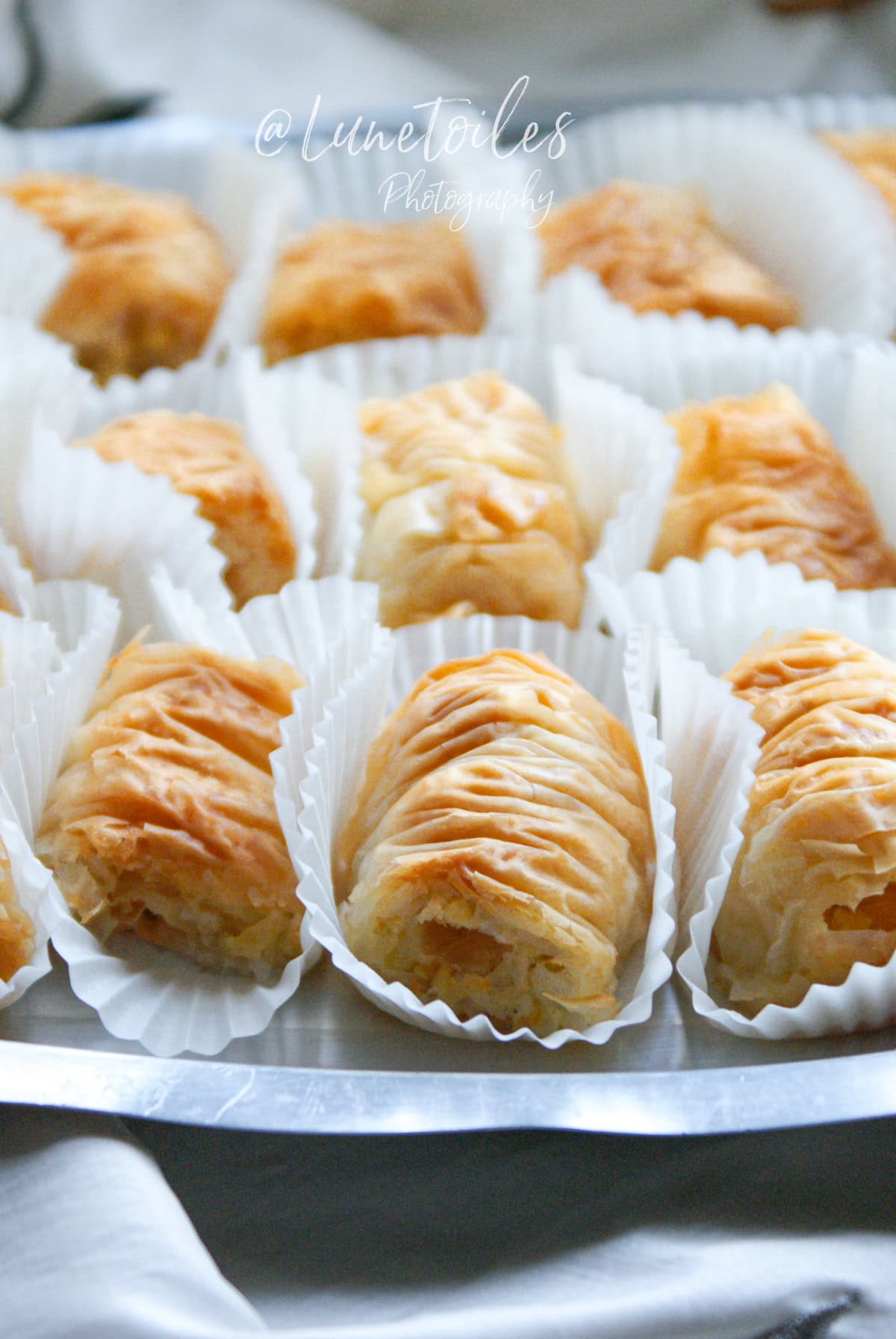 Recette des baklawa rolls