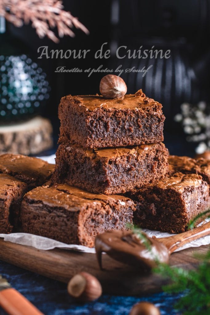 brownie au Nutella bien gourmand