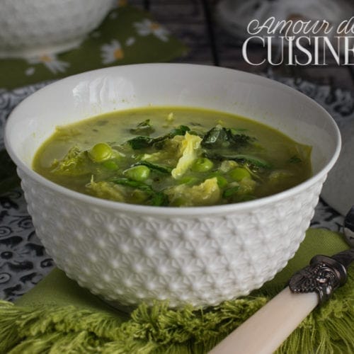 Soupe Au Chou Vert - Amour De Cuisine