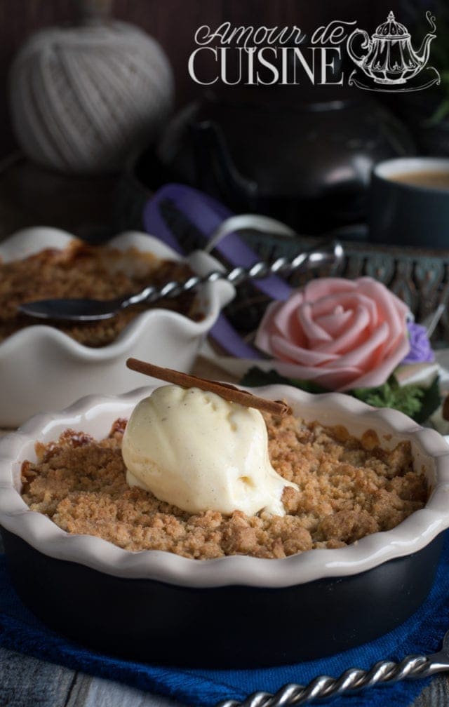 Recette Crumble Aux Pommes - Amour De Cuisine