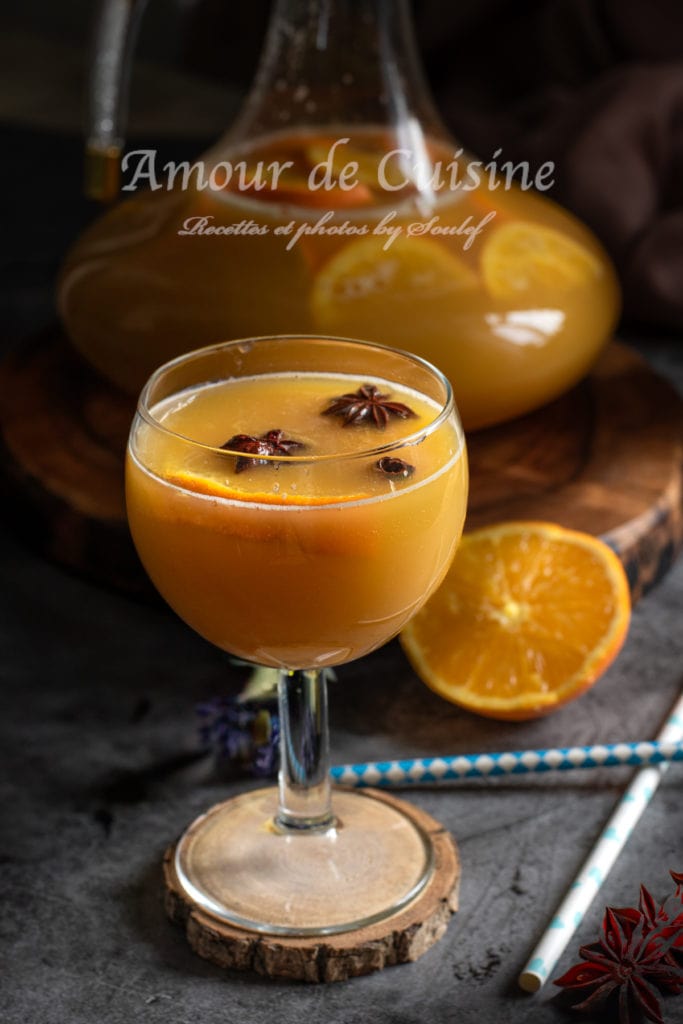 punch sans alcool à l'orange