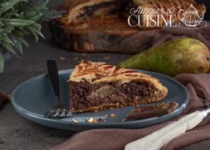 galette des rois aux poires et chocolat