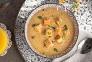 velouté de topinambour et panais