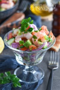 recette facile ceviche de crevettes