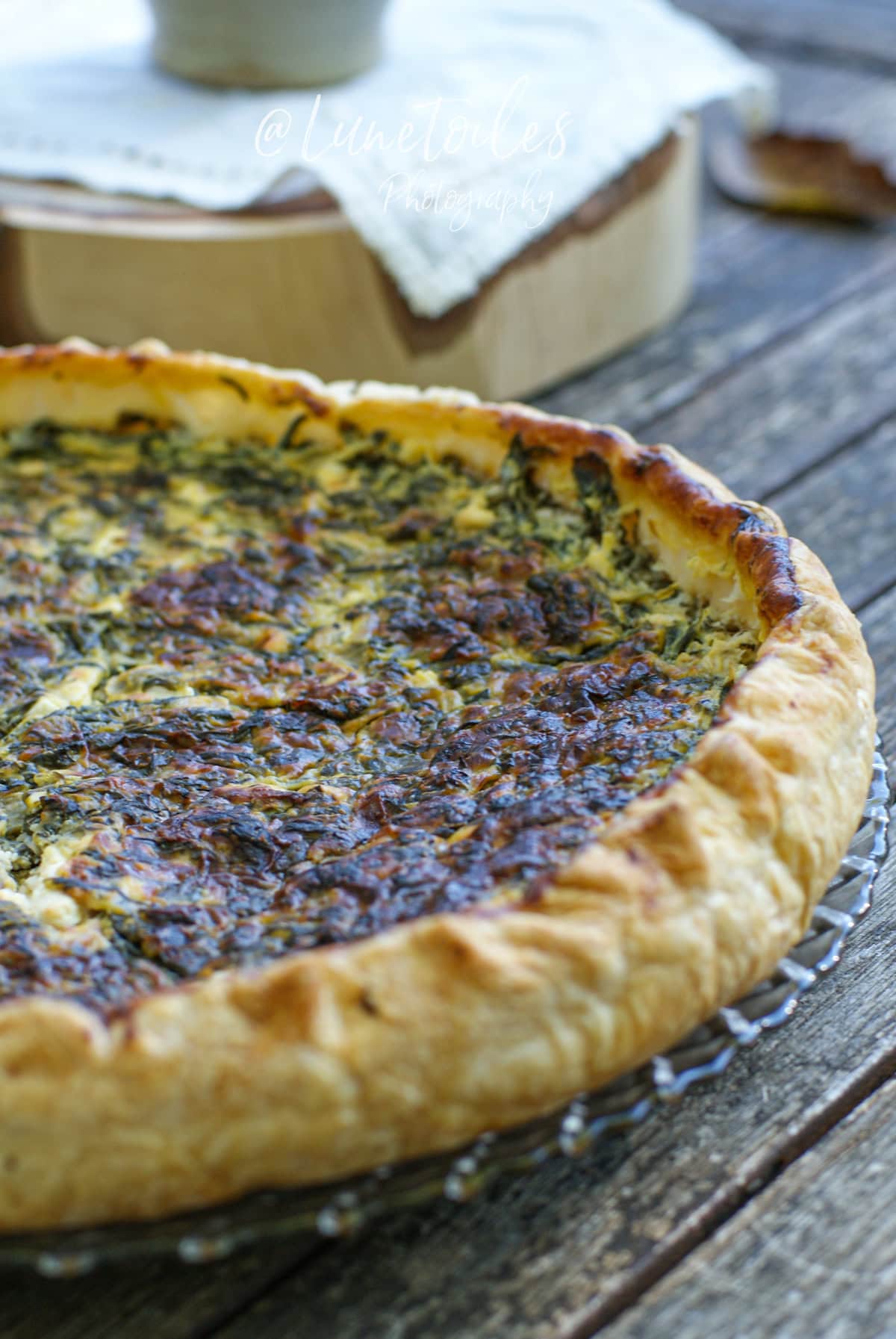 Quiche aux epinards et fromage feta