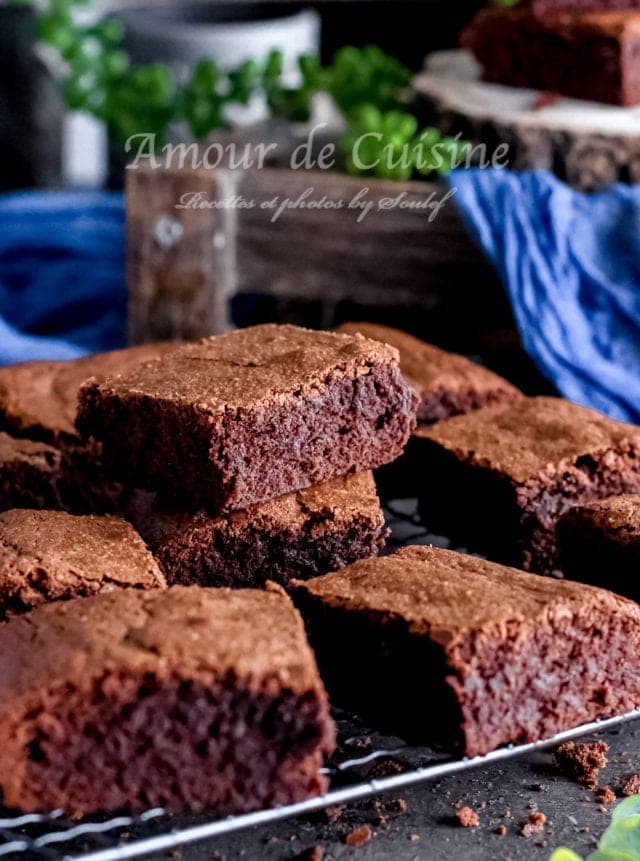 Brownie Au Chocolat Fondant Et Moelleux - Amour De Cuisine